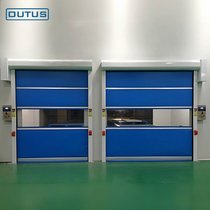 Puerta <span class=keywords><strong>Enrollable</strong></span> de PVC de Alta Velocidad OUTUS, Puerta Rápida Industrial Automática para Almacén y Taller - Product Image 1