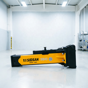 Composant central jaune pour brise-roche hydraulique SQ43 pour engins de construction, pour excavatrices de 5 à 12 tonnes, poids 379 kg, garantie 1 an - Product Image 1