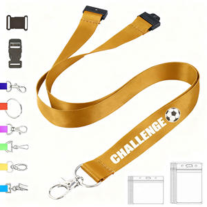 สายคล้องคอสำหรับเจ้าหน้าที่คณะ<span class=keywords><strong>กรรมการ</strong></span>การแข่งขัน - ชุดสีเฉพาะ (เช่น) สีฟ้า/ขาว)-พิมพ์ด้วยระบบถ่ายโอนความร้อน-ทนทาน-แกน ID แบบรวม - Product Image 1