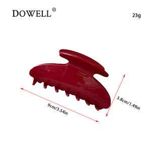 डॉवेल कोरियन शरद ऋतु सर्दियों काले लाल कर्व्ड फ्रान्स गोल्ड लेबल बाल क्लैश - Product Image 5