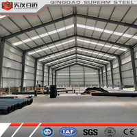 Bâtiments préfabriqués en structure légère en acier Qingdao SuperM, kits d'ateliers avec garantie de plus de 5 ans