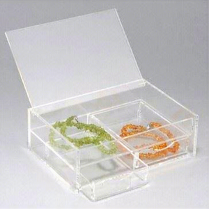 Prix d'usine <span class=keywords><strong>DH</strong></span> AWB-0131 Présentoir à bijoux personnalisé en acrylique de marque MXG, de style <span class=keywords><strong>cube</strong></span> rectangulaire moderne et portable, pour bijoux de luxe - Product Image 4