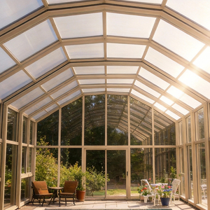 Système d'enclos rétractable électrique sur mesure à grande ouverture pour véranda, <span class=keywords><strong>solarium</strong></span> automatique en verre pour restaurant - Product Image 2