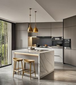 <b>Modern</b> Design Luxury Wooden <b>Kitchen</b> Furniture Cabinets With Led <b>Light</b> - Product Image 2