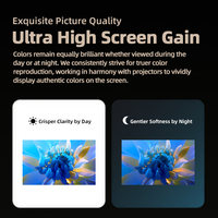 Écran de projection pour cadre photo Écran souple anti-lumière à focale courte haute définition