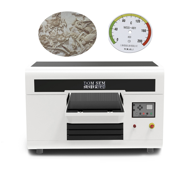 DOMSEM 2022 New 3D logo UV DTF Crystal Cold Transfer Film UV Printer for Gift Box