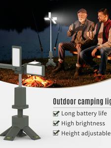 โคมไฟแคมป์ปิ้งกันน้ำ IPX5 รุ่นขายดีประจำปี 2026 - ทนทานทุกสภาพอากาศสำหรับการตั้งแคมป์และการเดินป่า - Product Image 2