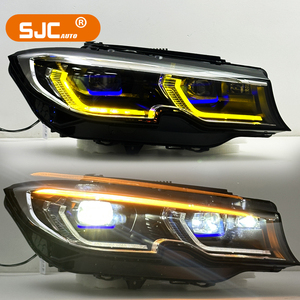 Sjc Auto Geel Witte Koplampen Voor Bmw 3 Series G20 G28 19-22 Dual Color Drl Hoofd Licht Plug En Play Laser Koplamp Nieuwe Stijl - Product Image 1