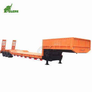 Remolque de cama baja de <span class=keywords><strong>13m</strong></span>, remolque de camión de cama baja de 14 metros, semirremolque de cama baja de 70 toneladas a la venta - Product Image 5