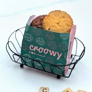 Sac en papier jetable écologique personnalisé, résistant à la graisse, de qualité alimentaire, pour boulangerie, emballage de biscuits, pour sushi à emporter, logo personnalisé - Product Image 3