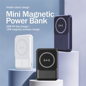 Custom Logo Portable High Quality Power Bank 5000mah 10000mah Magnet Wireless 20W PD Fast Charging Powerbank for iphone 16 15 - Product Image 2