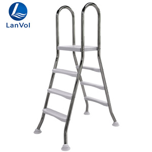 Soporte y Barra Transversal Profesional de Acero Inoxidable 304 de Doble Cara Ecológico para Escaleras de Piscinas y Spas, para Piscinas Elevadas - Product Image 4