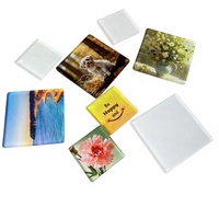 Aimants de réfrigérateur vierges en acrylique de 3,8 mm pour sublimation, forme carrée, pour transfert thermique, souvenir touristique, cadeau photo, vente en gros