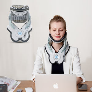 Penjualan Terbaik grosir alpray OEM pompa elektrik tiup dapat diatur leher mendukung kerah penghilang nyeri serviks untuk traksi leher - Product Image 3