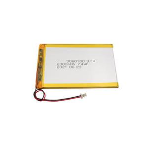 OEM/ODM Fabrika Sıcak Satış 306090 3060100 3.7V 2000mAh Büyük Kapasiteli Lityum Pil Lipo LED Işık için - Product Image 2