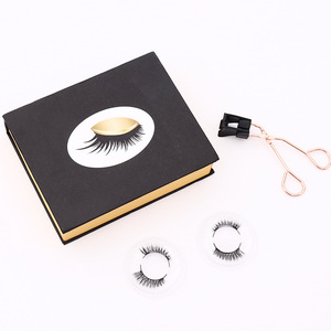 Faux cils magnétiques, ensemble de 2 paires de cils magnétiques, coffret cadeau, maquillage de voyage - Product Image 3