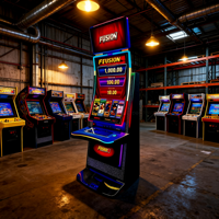 Gabinete de Juegos con Monitor Curvo Táctil de 43 Pulgadas, Gráficos Personalizados para el Mercado de Georgia, Negocio de Clubes de Juegos para Adultos