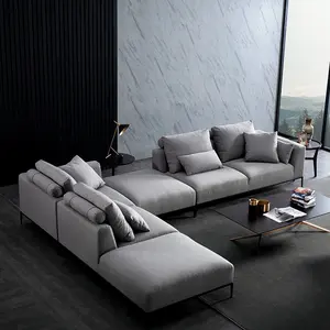 家具厂提供的客厅沙发/布艺沙发床现代沙发套6人座客厅家具设计