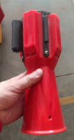 Clip de fixation pour ceinture de signalisation pour cône de circulation, ruban de barrière temporaire portable pour le contrôle des foules en travaux routiers