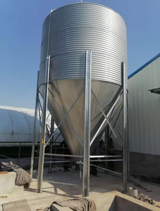 Silo Conico OUMU per Stoccaggio, Silo per Cereali con Fondo a Tramoggia, 3-50 Tonnellate, in Acciaio Anticorrosione ad Alta Resistenza, Garanzia 1 Anno - Product Image 5
