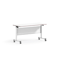 Bureau moderne Table de formation pliante en métal mobile au design simple Table pliante personnalisable Bureau d'école Bureau d'académie