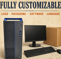 Persiapan Operasi Bisnis Hygon 3350 3.0GHz 8 Core 16GB Memori 256G NVME SSD 2GB GPU Chassis 15L Layar Dengan Periferal Input