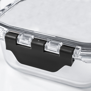 Ensemble de boîtes à lunch hermétiques en verre pour la cuisine Conteneurs de cuisine pour le stockage <span class=keywords><strong>hermétique</strong></span> des aliments - Product Image 6