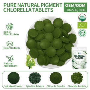 EU&NOP Bio Spirulina Chlorella Tabletten zum Fabrikpreis – Spirulina- und Chlorella-Tabletten als Nahrungsergänzungsmittel - Product Image 1