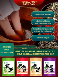 Bustina di Erbe <span class=keywords><strong>Detox</strong></span> per Pediluvio allo Zenzero e Artemisia, Polvere per Bagno ai Piedi Dimagrante per la Cura della Pelle, Marca GYM - Product Image 5