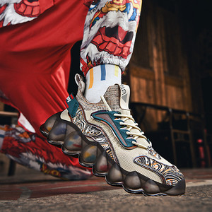 Nouveau gros sport bien rangé chaussures <span class=keywords><strong>2022</strong></span> mouche tissé confortable chaussures décontractées pour hommes <span class=keywords><strong>mode</strong></span> hommes baskets de sport - Product Image 4