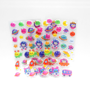 Japanse OEM waterdichte Japanse dieren 3D reliëf kristallen sticker bonbons drop <span class=keywords><strong>stickers</strong></span> op maat gemaakte epoxy bubbel <span class=keywords><strong>stickers</strong></span> - Product Image 3