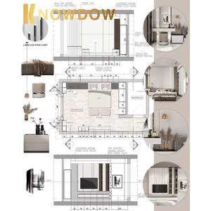 Knowdow Toàn Bộ Nhà Tùy Biến Thiết Kế Nội Thất Dịch Vụ 3D Làm Thiết Kế Nội Thất CAD Vẽ Tập Tin Trang Trí Nội Thất Ý Tưởng - Product Image 3