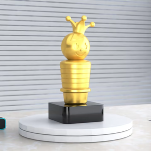 مخصص الطراز الحديث شخصية كأس المهرج الحرف اليدوية المعدنية الصب تماثيل مهرج تمثال تذكار - Product Image 2