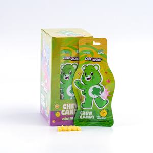 Présentoir de bonbons halal végétalien sac en forme de <span class=keywords><strong>cola</strong></span> BRC SHC millions bonbons d'importation bonbons à mâcher caramelo exotique <span class=keywords><strong>bonbon</strong></span> OEM pack bonbons à mâcher - Product Image 3