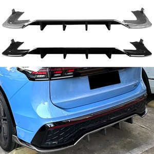 Rear Bumper Apron Rear Bumper Splitter Rear Bumper Spoiler <b>Diffuser</b> Lip for VW Tiguan MK3 R 2024+ Body Kit <b>Car</b> Accessories - Product Image 1