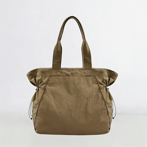 Bolsas de Compras con Logotipo Impreso y Cordón Lateral, Bolsa de <span class=keywords><strong>Nylon</strong></span> Ligera para Compras, Ejercicio, Playa y Viajes - Product Image 1