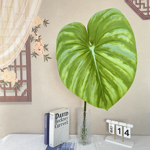 Usine de fleurs artificielles Meiyu Craft, feuilles de philodendron artificielles 30cm-100cm, décoration tropicale pour la maison, accessoires de mariage - Product Image 3
