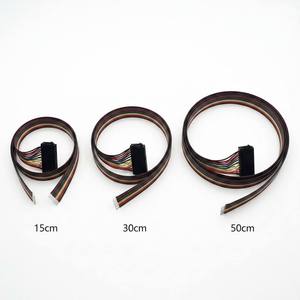 Konektor Betina SHANWEI 500mm MX3.0 24-Sirkuit 2x12 Pin Tembaga Berlapis Timah Isolasi PVC untuk Peralatan Rumah Tangga, Mesin, dan Komputer - Product Image 2