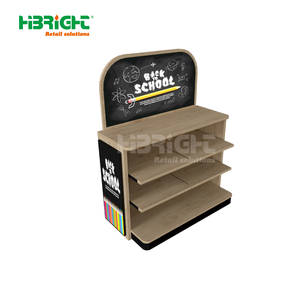 Giá để đồ trang trí bằng gỗ, kệ trưng bày văn phòng phẩm đặt làm riêng cho cửa hàng văn phòng phẩm & sách - Product Image 2