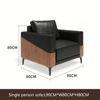Juego de Sofá Cama Seccional de Cuero PU de Lujo para Oficina, Hogar, Hotel, Sala de Estar, Hospital, Muebles Comerciales
