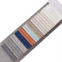 Tissu Chenille Imitation Lin Sergé Ripstop Respirant Nouvelle Génération TengHui Couleur Unie Épais 100% Polyester pour Textile de Maison et Canapé