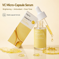 Sérum Coréen Éclaircissant et Blanchissant pour le Visage à la Vitamine C, au Collagène et au Niacinamide en Capsules Profondes, Marque Privée