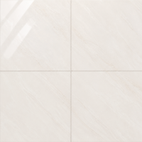 Carreaux de porcelaine modernes minimalistes effet pierre 800x800mm, antidérapants, brillants, 10mm, blancs, pour murs et sols intérieurs