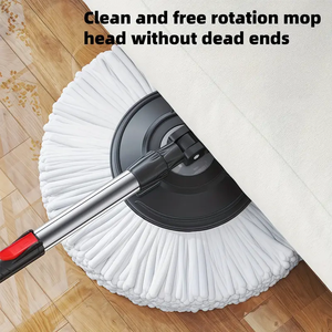 Quay lau hộ gia đình một quét sàn làm sạch lau xô đặt kính thiên văn Rod đạp Hướng dẫn sử dụng áp lực Ổ đĩa kép Giao hàng nhanh chóng - Product Image 6