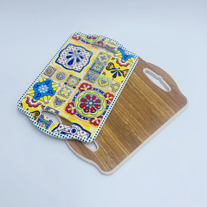 Posavasos de queso con estampado de salvamanteles de <span class=keywords><strong>pizza</strong></span> de cerámica personalizados para almohadillas y alfombrillas para ollas calientes - Product Image 3