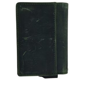 Premium Pu Leather Anti-Theft Open Short Nylon Lining Luxury <b>Trifold</b> Card Holder <b>Wallet</b> Unisex - Product Image 5