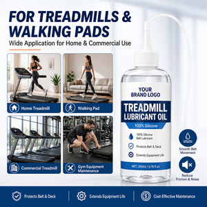 100% Pure <strong>Silicone</strong> Treadmill <strong>Lubricant</strong> <strong>with</strong> Extension Tube Universal Treadmill Belt Oil for Walking Pad Running Machine Lube - Product Image 3