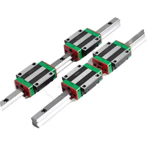 Rodamiento de bloque deslizante de riel de guías lineales HIWIN CNC de precisión de la serie HGW20HC/HGW25HC/HGW30HC/HGW35HC/HGW45HC/HGW55HC/HGW65HC