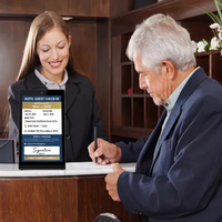 Promotion : Kiosque tactile capacitif de 18,5 et 21,5 pouces avec écran LCD couleur pour commande en libre-service, affichage numérique pour ascenseurs et restaurants