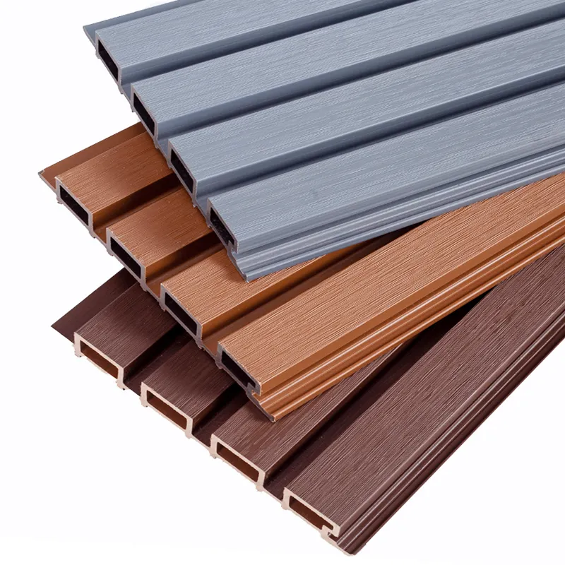 Panels Wpc Wall Co-extrusion Panels Waterproof Uv-resistant Interior Decoration Exterior Composite Wpc Wall Cladding